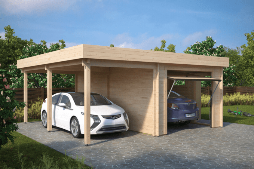 En garage kan bruges til mere end en bil